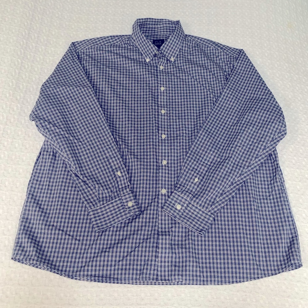 Jos A Bank Mens Long Sleeve Button Up shirt. XXL